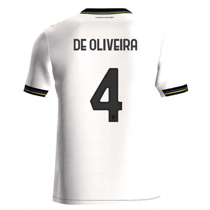 Danxen Homem Camisola Luca De Oliveira #4 Branco Preto Principal 2025/26 Camisa