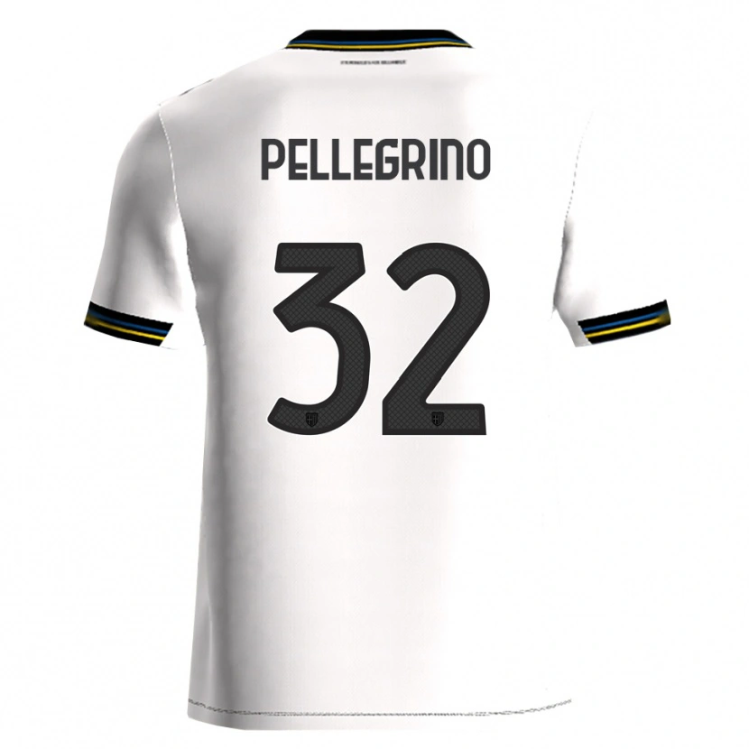 Danxen Homem Camisola Mateo Pellegrino #32 Branco Preto Principal 2025/26 Camisa