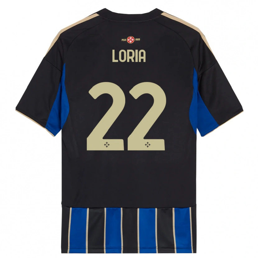 Danxen Homem Camisola Leonardo Loria #22 Preto Azul Principal 2025/26 Camisa