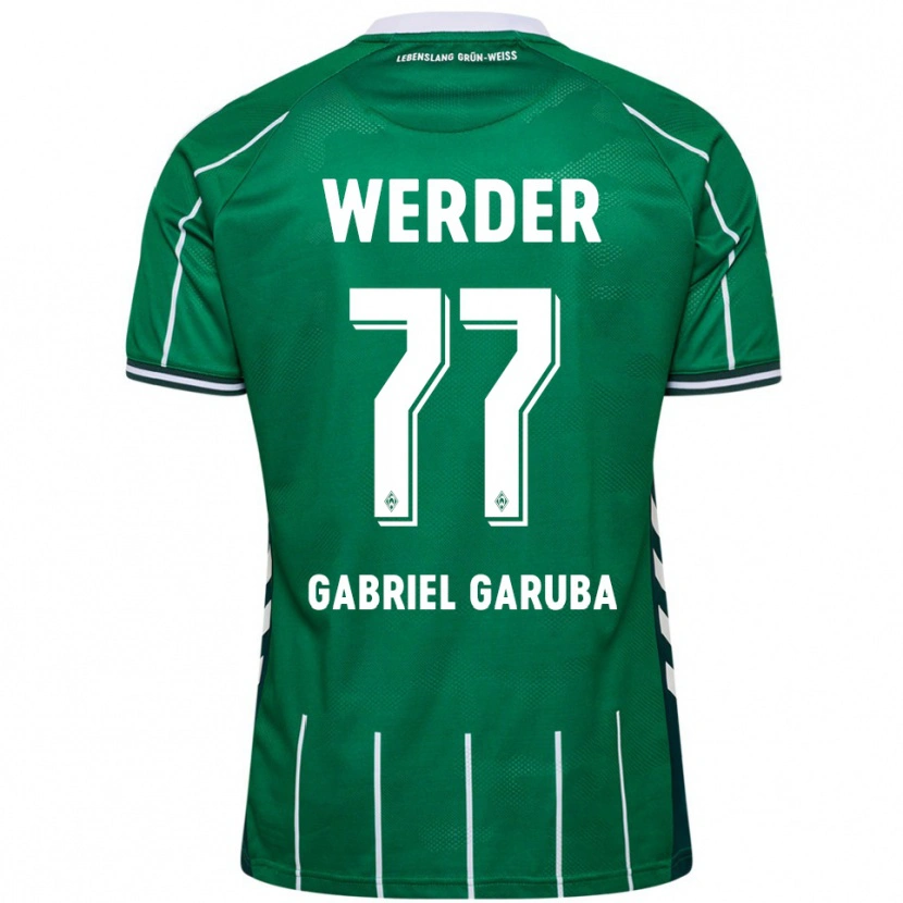Danxen Homem Camisola Najib Gabriel Garuba #77 Verde Branco Principal 2025/26 Camisa