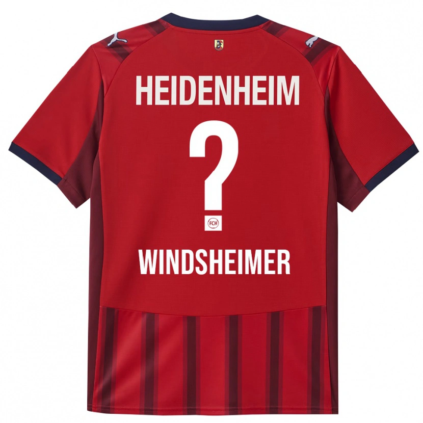 Danxen Homem Camisola Tim Windsheimer #0 Vermelho Marinho Principal 2025/26 Camisa