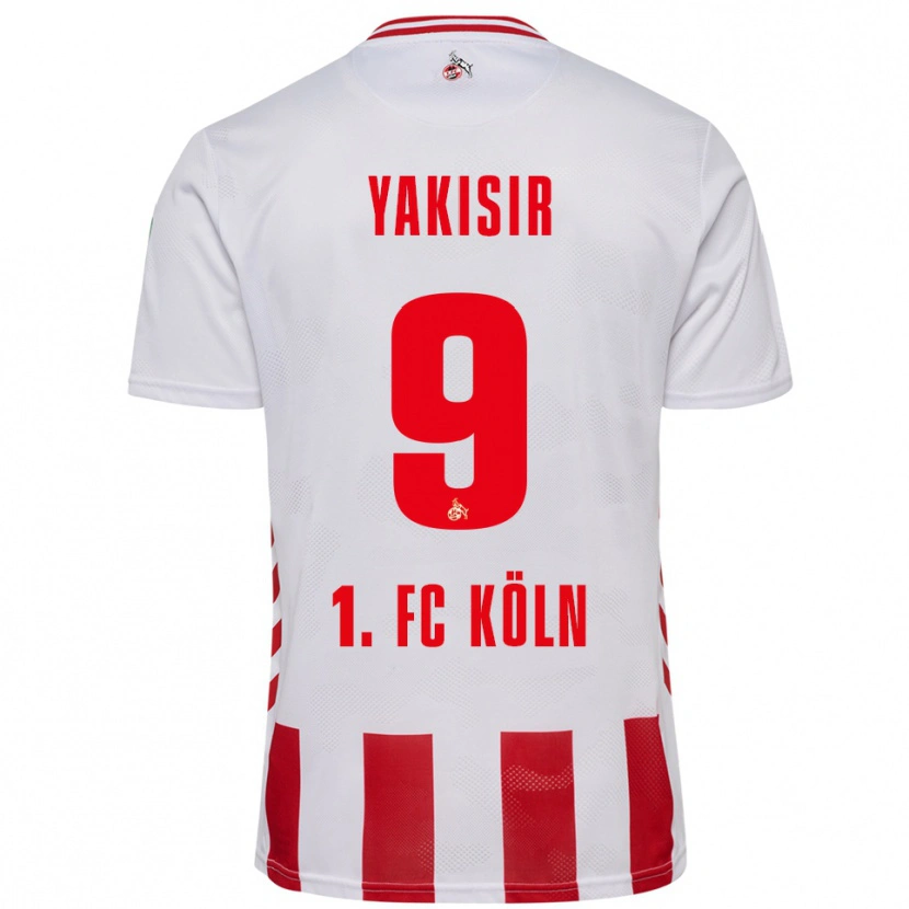 Danxen Homem Camisola Emir-Ahmet Yakisir #9 Branco Vermelho Principal 2025/26 Camisa