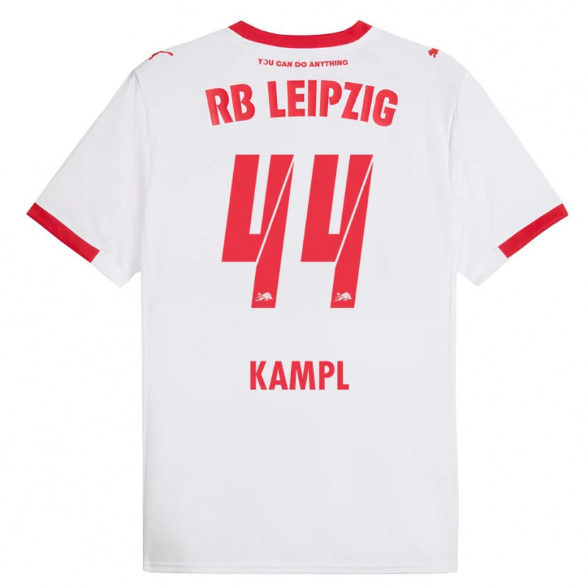Danxen Homem Camisola Kevin Kampl #44 Branco Vermelho Principal 2025/26 Camisa