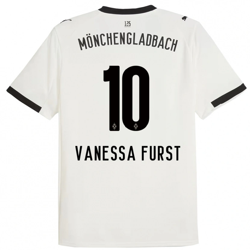 Danxen Homem Camisola Vanessa Fürst #10 Branco Preto Principal 2025/26 Camisa
