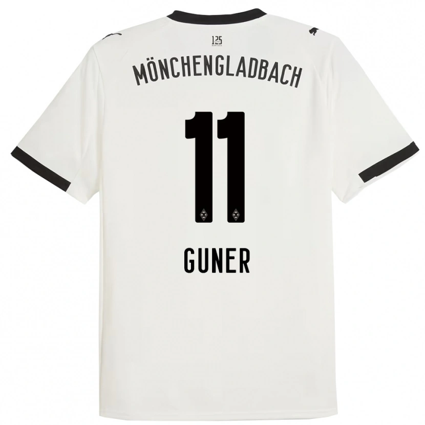 Danxen Homem Camisola Can Armando Güner #11 Branco Preto Principal 2025/26 Camisa