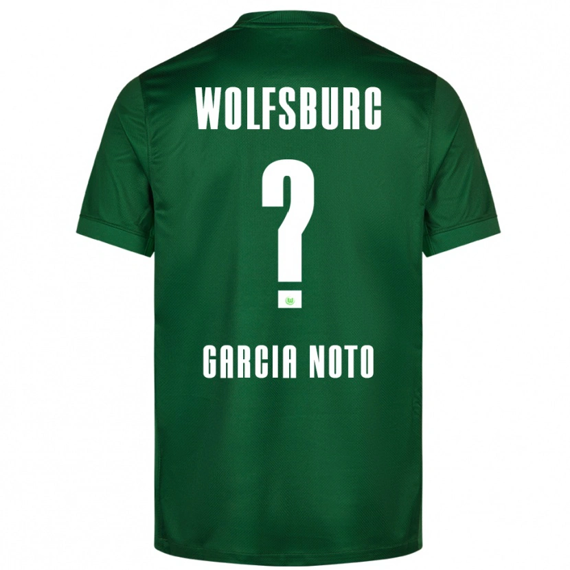 Danxen Homem Camisola Estefano Garcia Noto #0 Verde Branco Principal 2025/26 Camisa