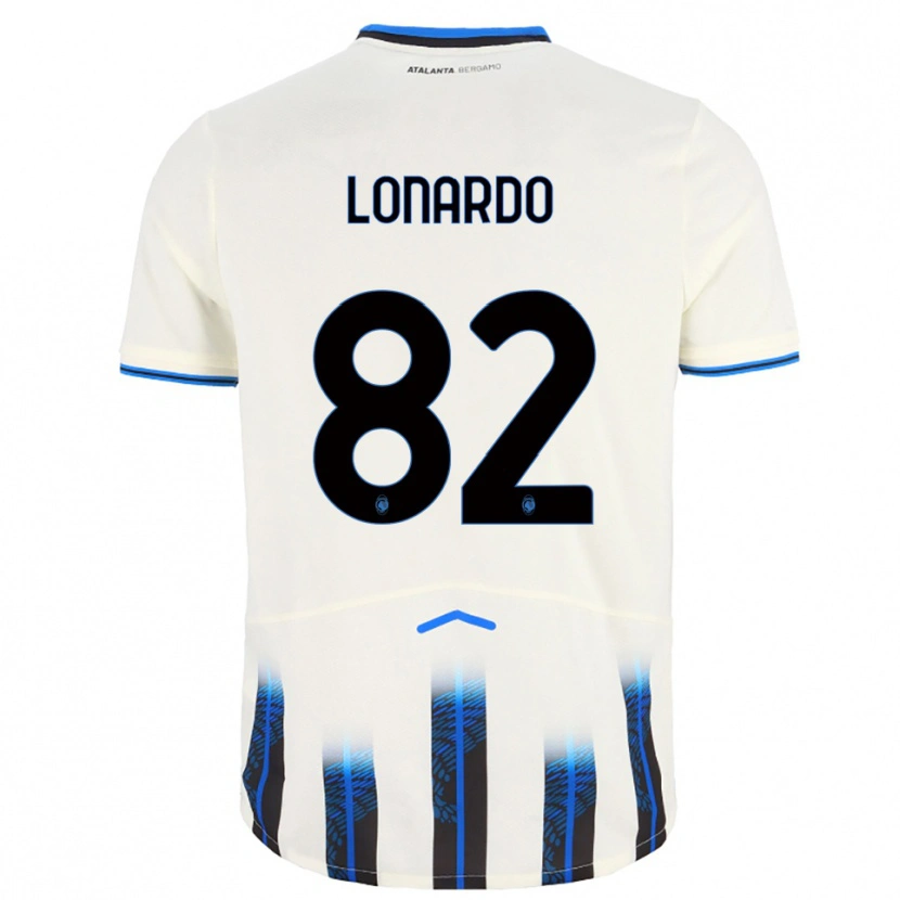Danxen Homem Camisola Edoardo Lonardo #82 Branco Azul Alternativa 2025/26 Camisa