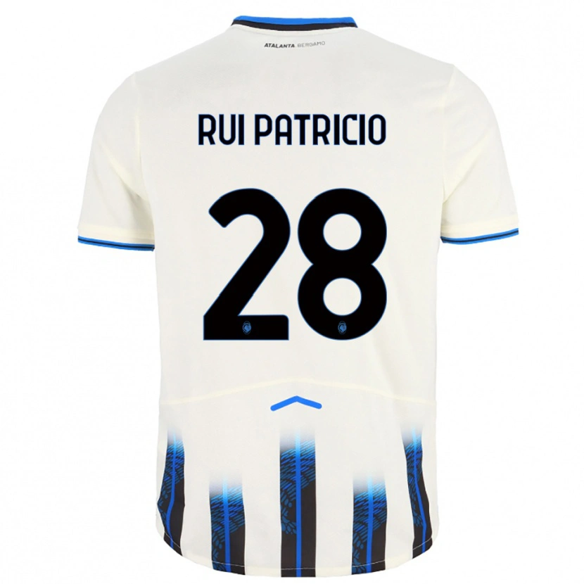 Danxen Homem Camisola Rui Patricio #28 Branco Azul Alternativa 2025/26 Camisa