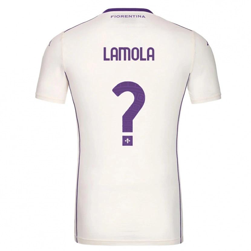 Danxen Homem Camisola Lorenzo Lamola #0 Branco Roxo Vermelho Alternativa 2025/26 Camisa