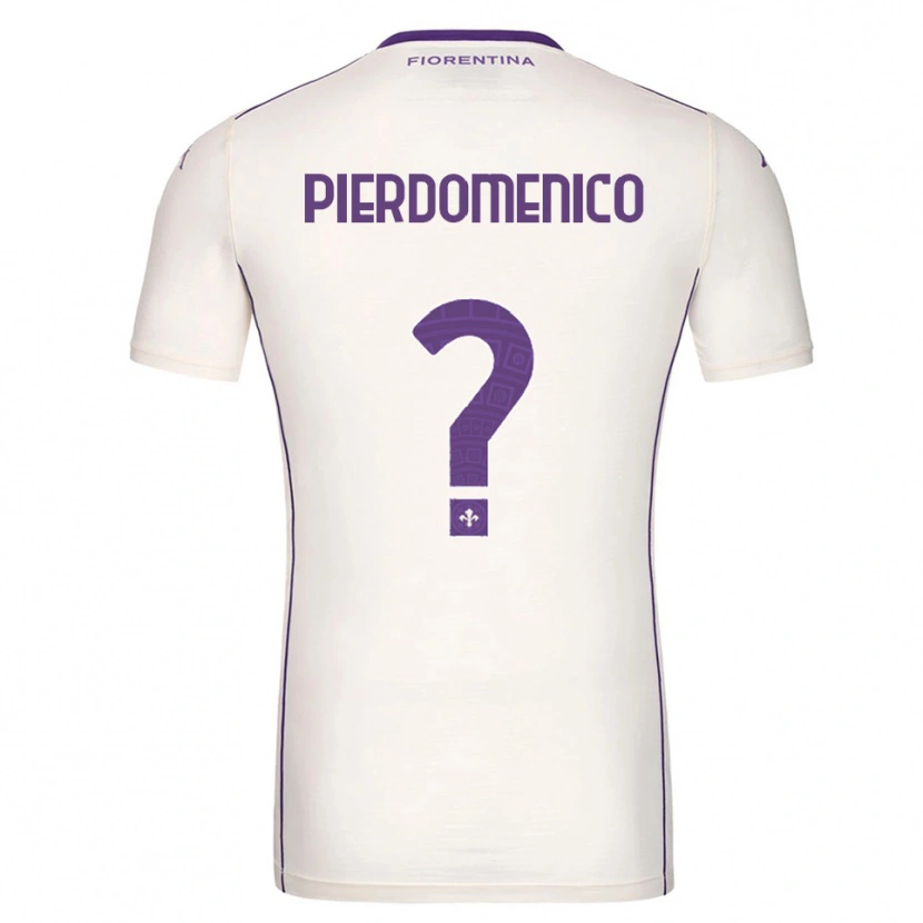 Danxen Homem Camisola Jacopo Di Pierdomenico #0 Branco Roxo Vermelho Alternativa 2025/26 Camisa