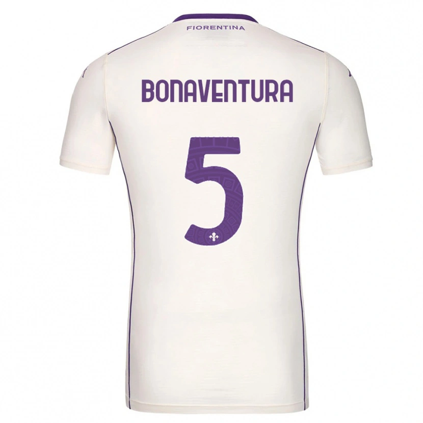 Danxen Homem Camisola Giacomo Bonaventura #5 Branco Roxo Vermelho Alternativa 2025/26 Camisa
