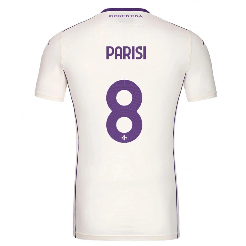 Danxen Homem Camisola Alice Parisi #8 Branco Roxo Vermelho Alternativa 2025/26 Camisa
