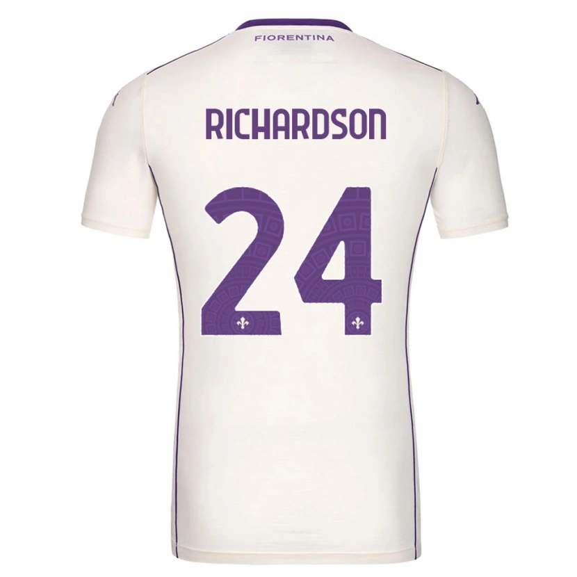 Danxen Homem Camisola Amir Richardson #24 Branco Roxo Vermelho Alternativa 2025/26 Camisa