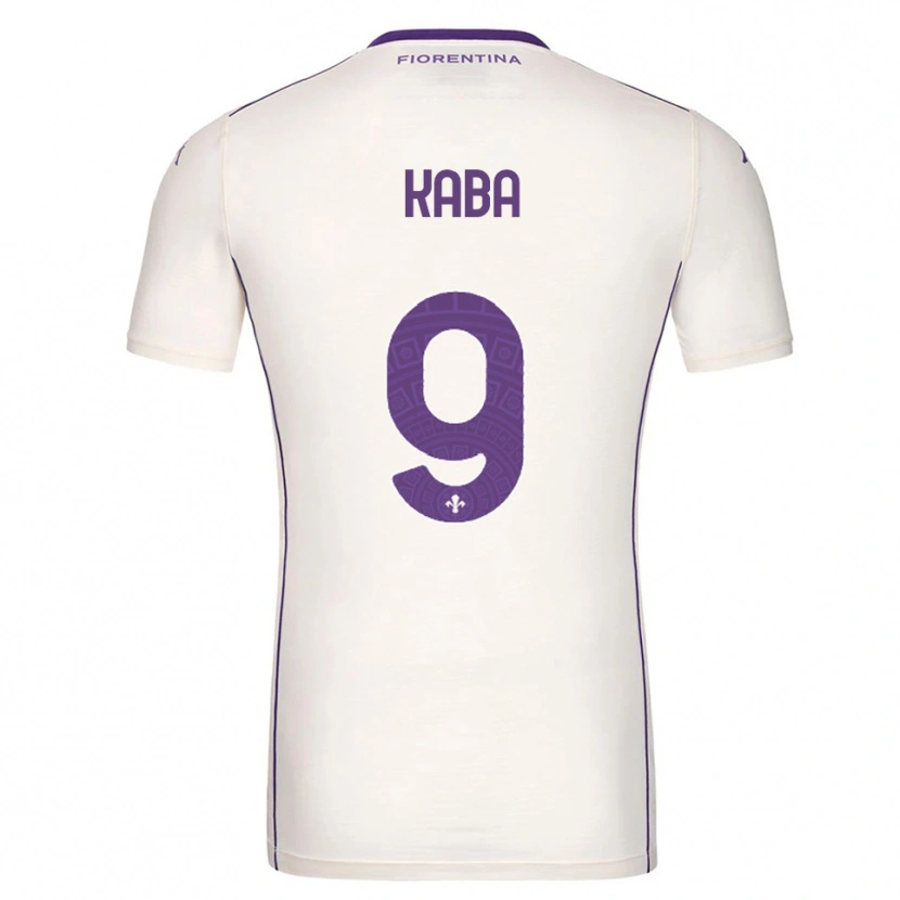 Danxen Homem Camisola Karamoko Kaba #9 Branco Roxo Vermelho Alternativa 2025/26 Camisa