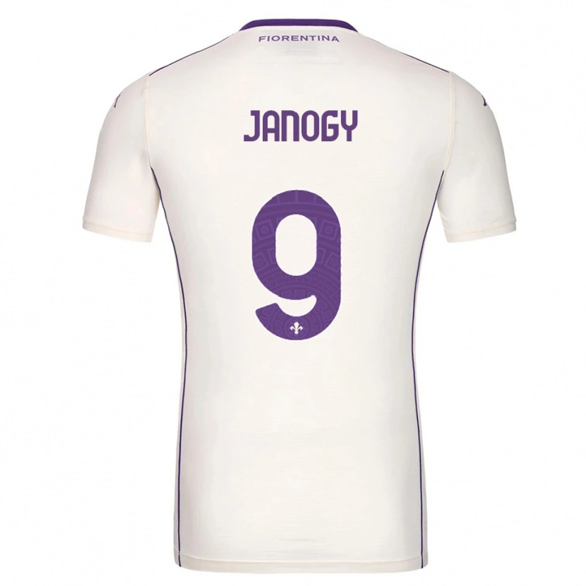 Danxen Homem Camisola Madelen Janogy #9 Branco Roxo Vermelho Alternativa 2025/26 Camisa