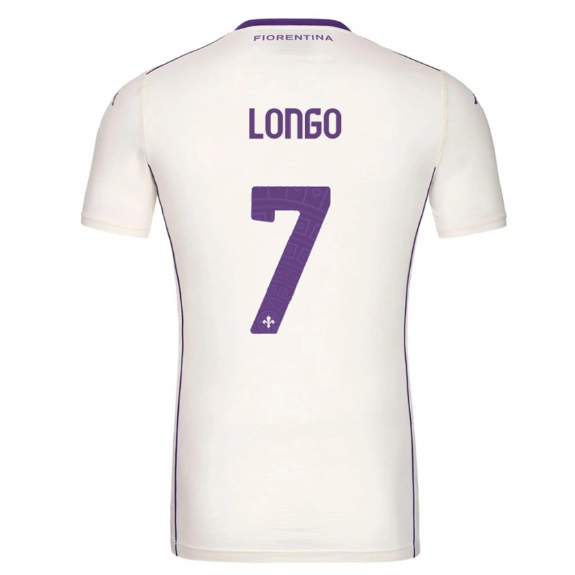 Danxen Homem Camisola Miriam Chiara Longo #7 Branco Roxo Vermelho Alternativa 2025/26 Camisa