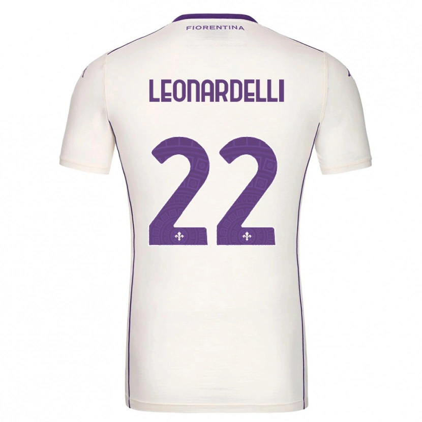 Danxen Homem Camisola Pietro Leonardelli #22 Branco Roxo Vermelho Alternativa 2025/26 Camisa