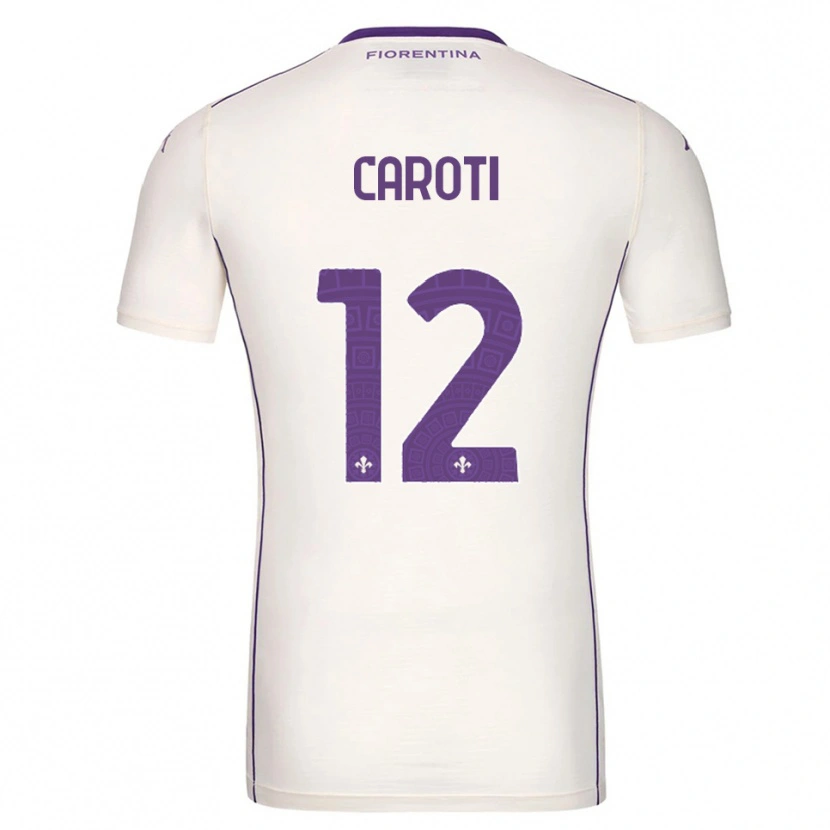 Danxen Homem Camisola Filippo Caroti #12 Branco Roxo Vermelho Alternativa 2025/26 Camisa