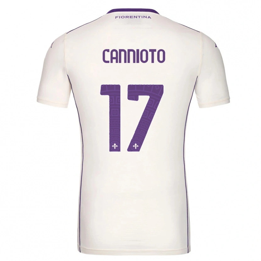 Danxen Homem Camisola Andrea Cannioto #17 Branco Roxo Vermelho Alternativa 2025/26 Camisa