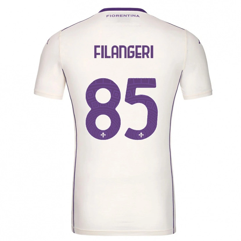 Danxen Homem Camisola Maria Luisa Filangeri #85 Branco Roxo Vermelho Alternativa 2025/26 Camisa