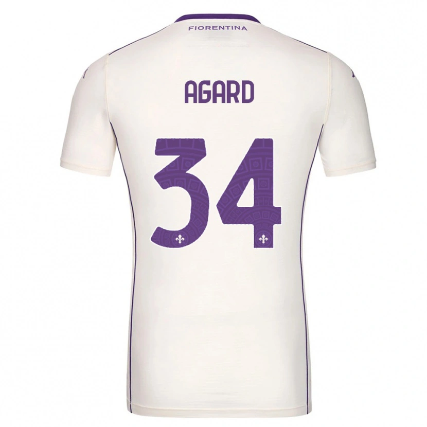 Danxen Homem Camisola Laura Agard #34 Branco Roxo Vermelho Alternativa 2025/26 Camisa