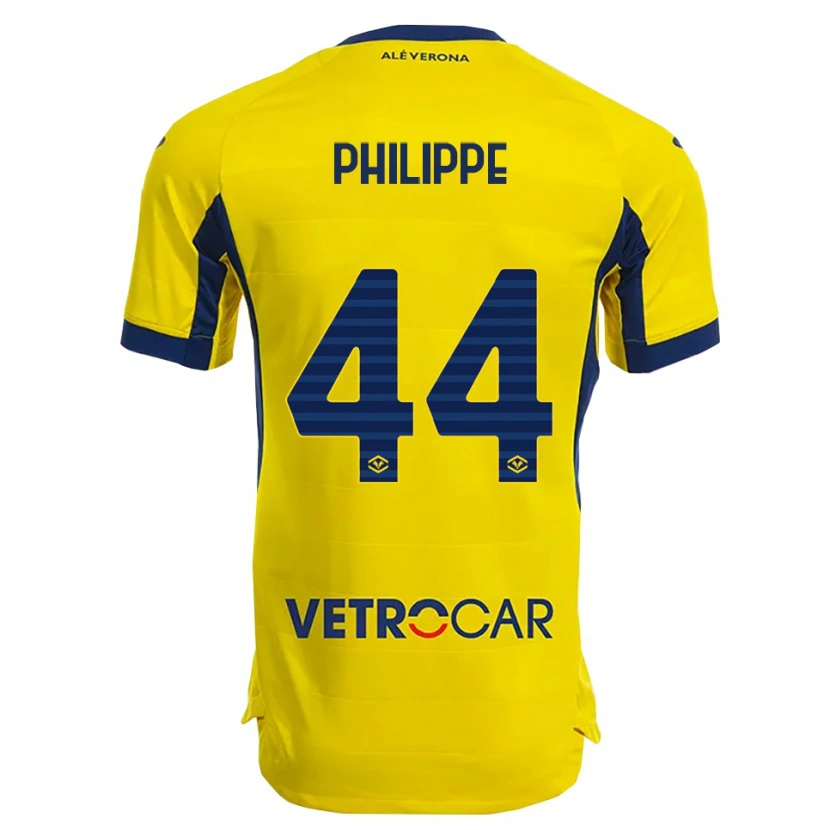 Danxen Homem Camisola Mathis Amanu Philippe #44 Amarelo Marinho Alternativa 2025/26 Camisa