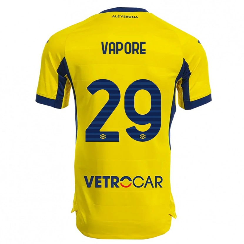 Danxen Homem Camisola Angelo Vapore #29 Amarelo Marinho Alternativa 2025/26 Camisa