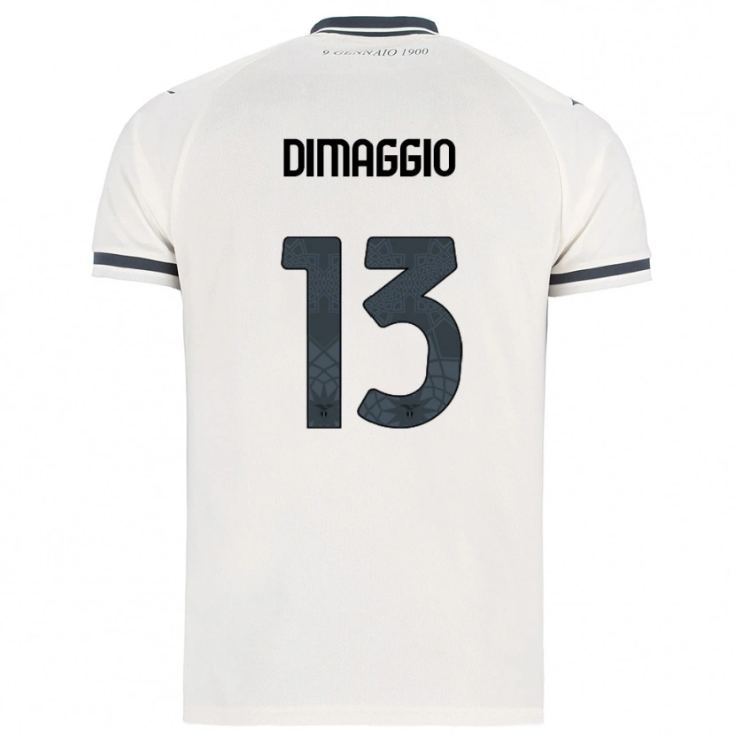 Danxen Homem Camisola Cosimo Dimaggio #13 Branco Marinho Alternativa 2025/26 Camisa
