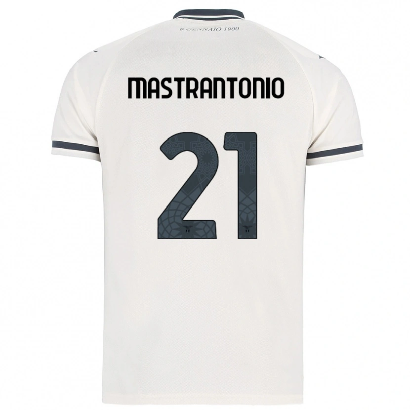Danxen Homem Camisola Ella Mastrantonio #21 Branco Marinho Alternativa 2025/26 Camisa