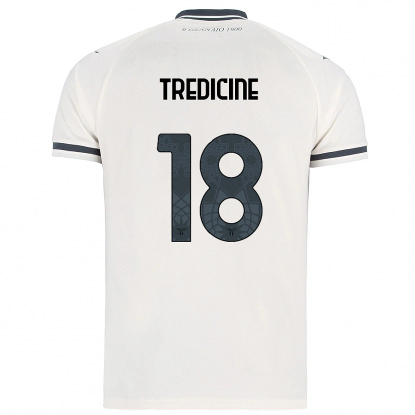 Danxen Homem Camisola Manuel Tredicine #18 Branco Marinho Alternativa 2025/26 Camisa