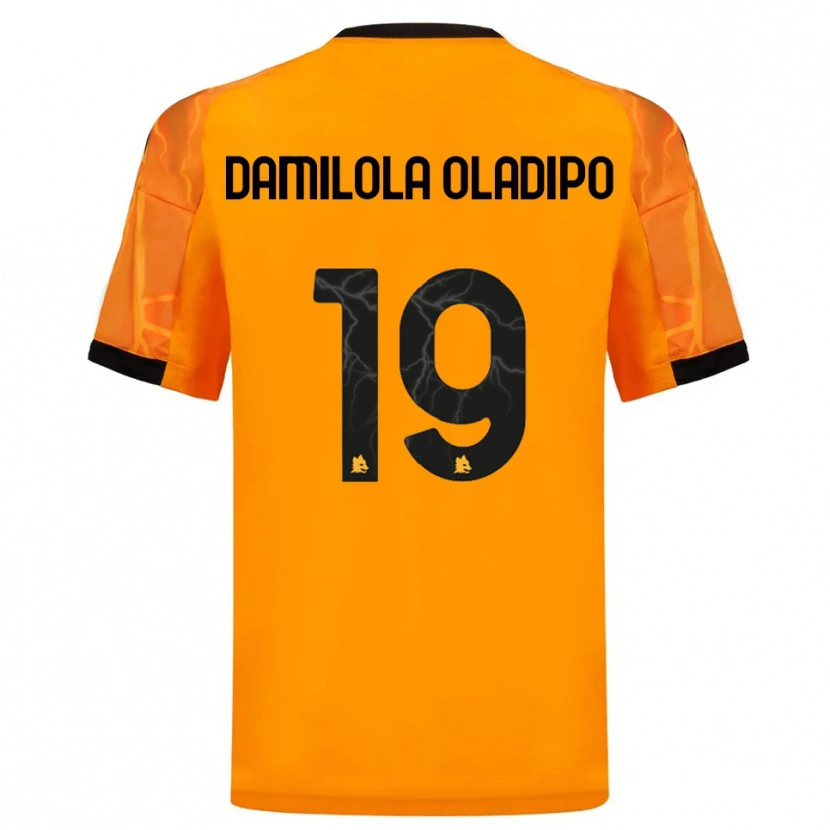 Danxen Homem Camisola Shukurat Damilola Oladipo #19 Laranja Preto Alternativa 2025/26 Camisa