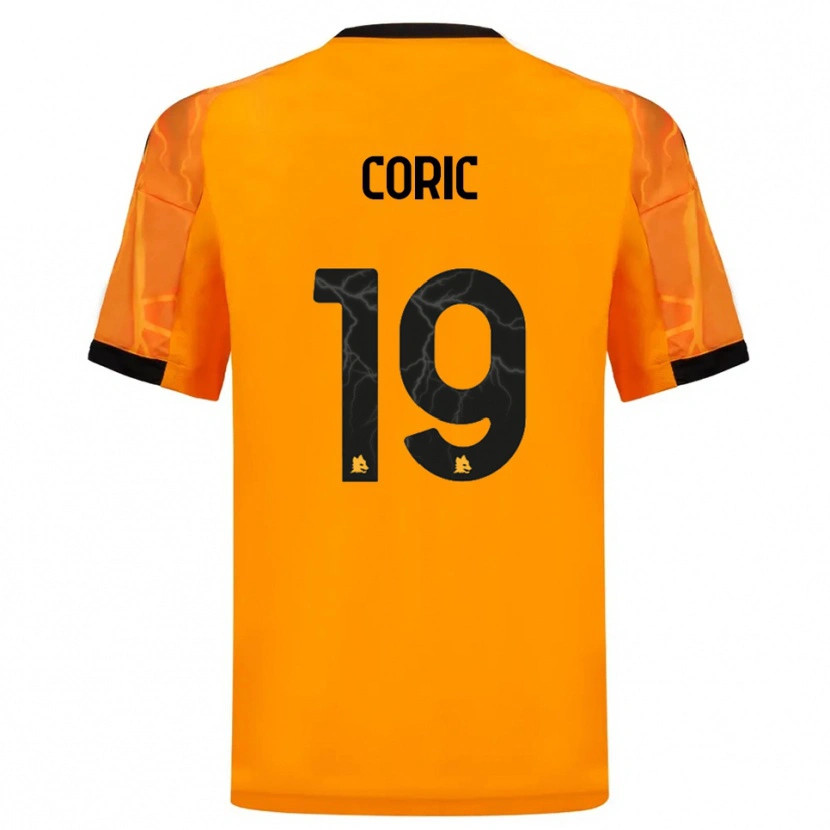 Danxen Homem Camisola Ante Coric #19 Laranja Preto Alternativa 2025/26 Camisa