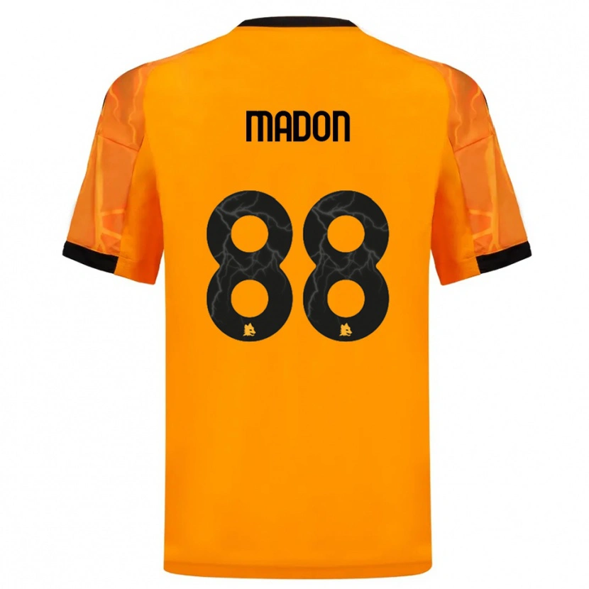 Danxen Homem Camisola Maja Madon #88 Laranja Preto Alternativa 2025/26 Camisa
