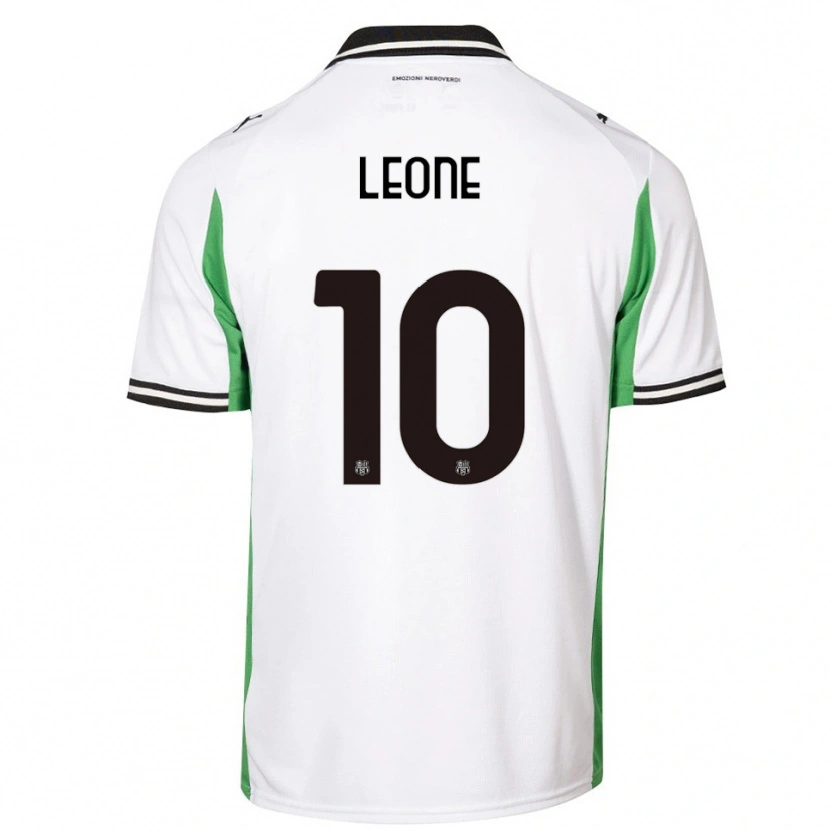 Danxen Homem Camisola Kevin Leone #10 Branco Verde Preto Alternativa 2025/26 Camisa