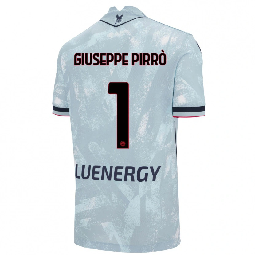 Danxen Homem Camisola Marco Giuseppe Pirrò #1 Azul Claro Preto Alternativa 2025/26 Camisa