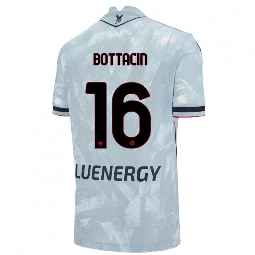 Danxen Homem Camisola Enrico Bottacin #16 Azul Claro Preto Alternativa 2025/26 Camisa