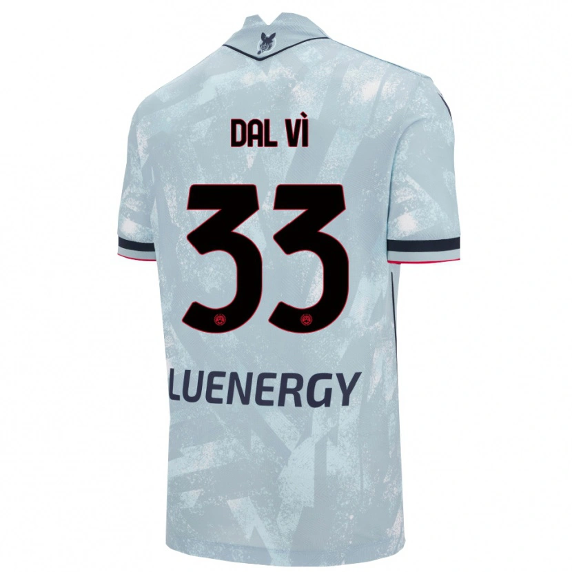 Danxen Homem Camisola Matteo Dal Vì #33 Azul Claro Preto Alternativa 2025/26 Camisa