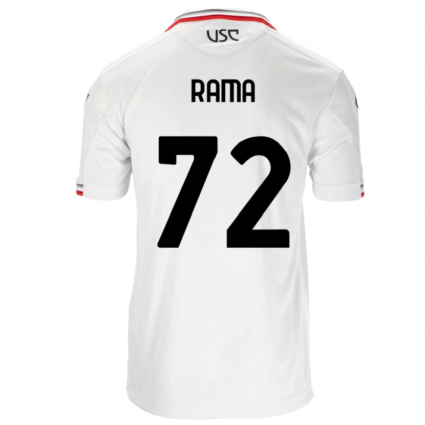 Danxen Homem Camisola Alex Rama #72 Branco Vermelho Alternativa 2025/26 Camisa