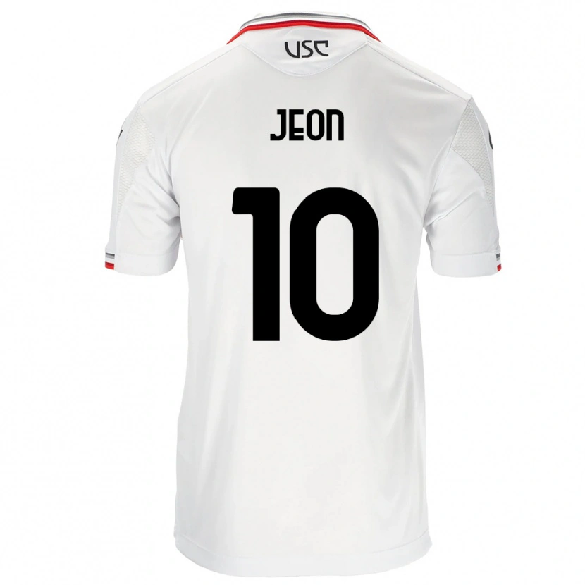 Danxen Homem Camisola Joseph Jeon #10 Branco Vermelho Alternativa 2025/26 Camisa