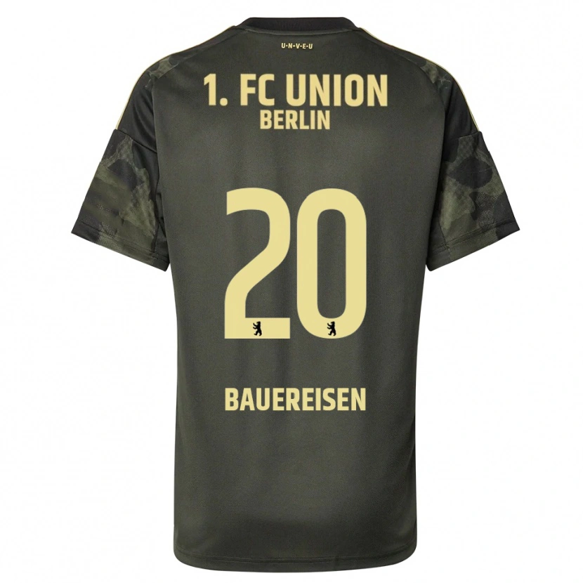 Danxen Homem Camisola Nele Bauereisen #20 Verde Escuro Preto Alternativa 2025/26 Camisa