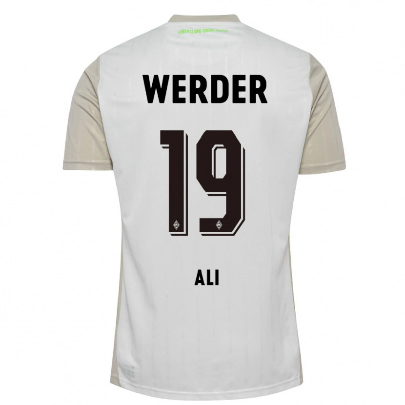 Danxen Homem Camisola Rok Ali #19 Branco Preto Alternativa 2025/26 Camisa