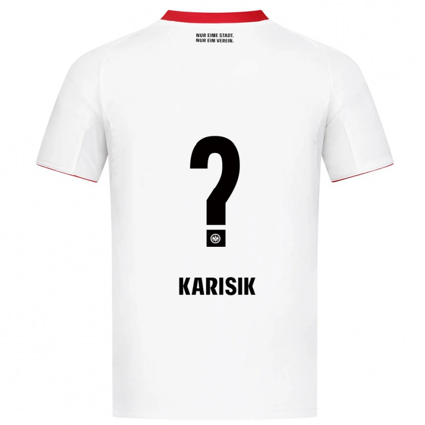 Danxen Homem Camisola Harun Karisik #0 Branco Vermelho Alternativa 2025/26 Camisa