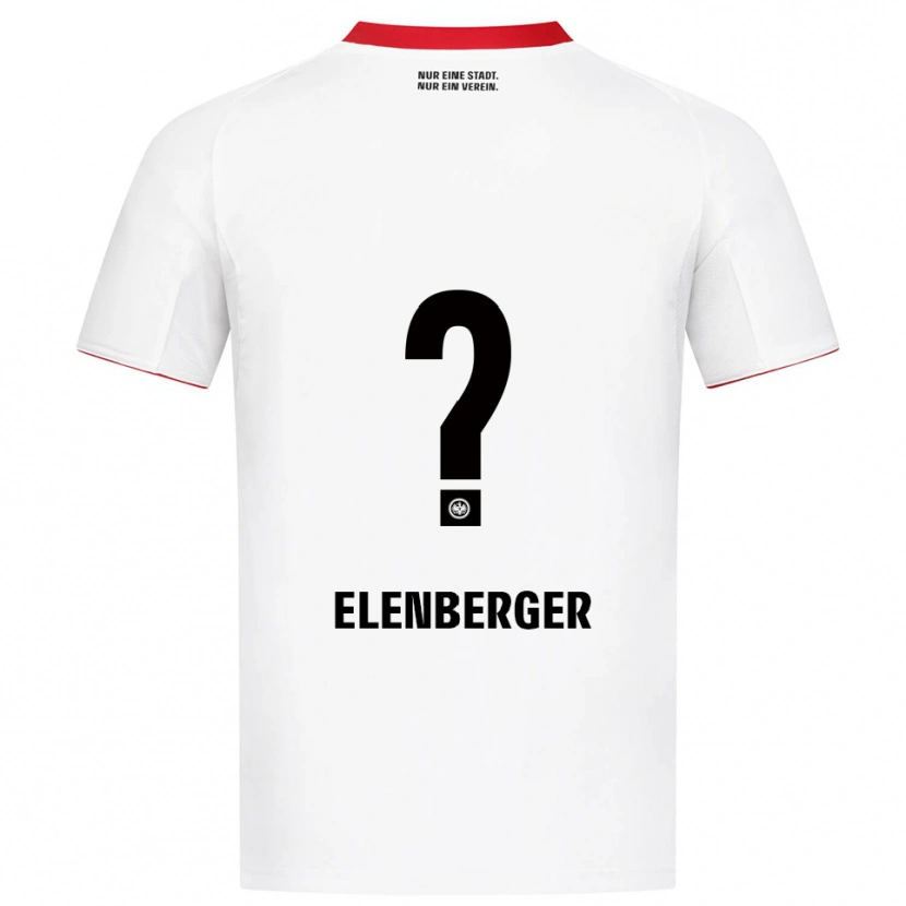 Danxen Homem Camisola Samuel Elenberger #0 Branco Vermelho Alternativa 2025/26 Camisa