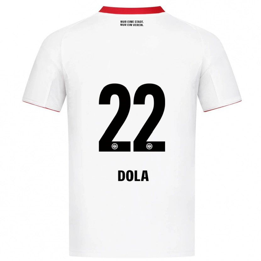 Danxen Homem Camisola Igor Dola #22 Branco Vermelho Alternativa 2025/26 Camisa