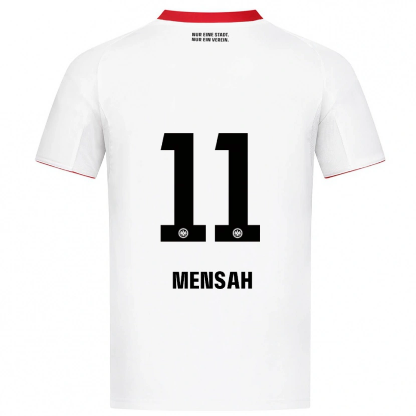 Danxen Homem Camisola Keziah Oteng-Mensah #11 Branco Vermelho Alternativa 2025/26 Camisa