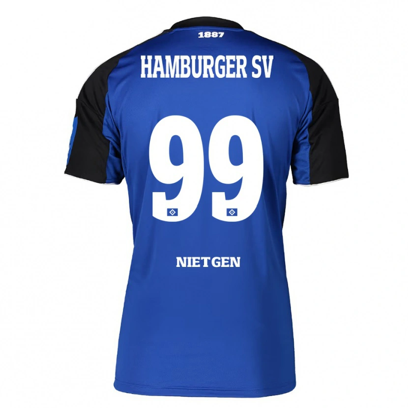 Danxen Homem Camisola Marvin Nietgen #99 Azul Preto Alternativa 2025/26 Camisa
