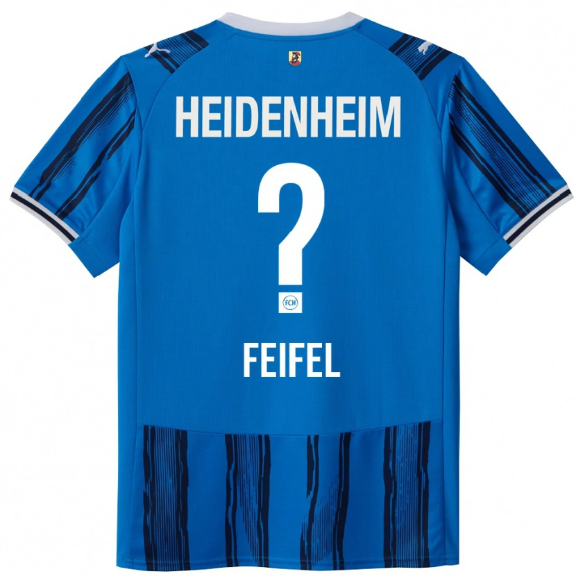 Danxen Homem Camisola Tom Feifel #0 Azul Marinho Alternativa 2025/26 Camisa