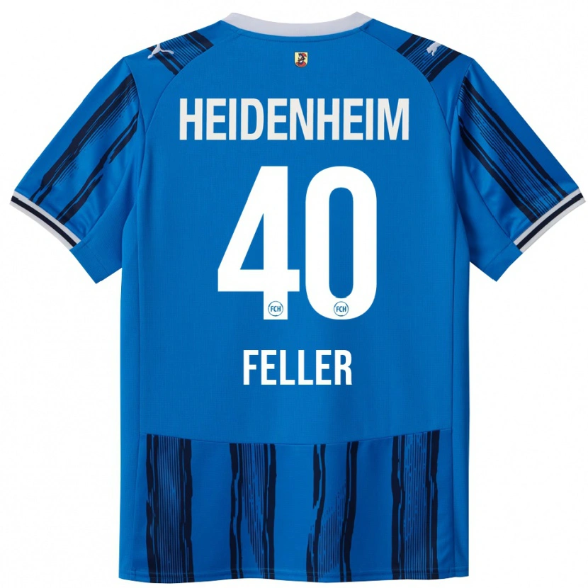 Danxen Homem Camisola Frank Feller #40 Azul Marinho Alternativa 2025/26 Camisa
