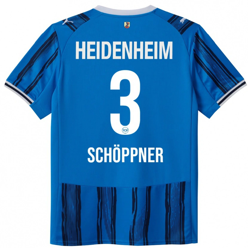 Danxen Homem Camisola Jan Schöppner #3 Azul Marinho Alternativa 2025/26 Camisa