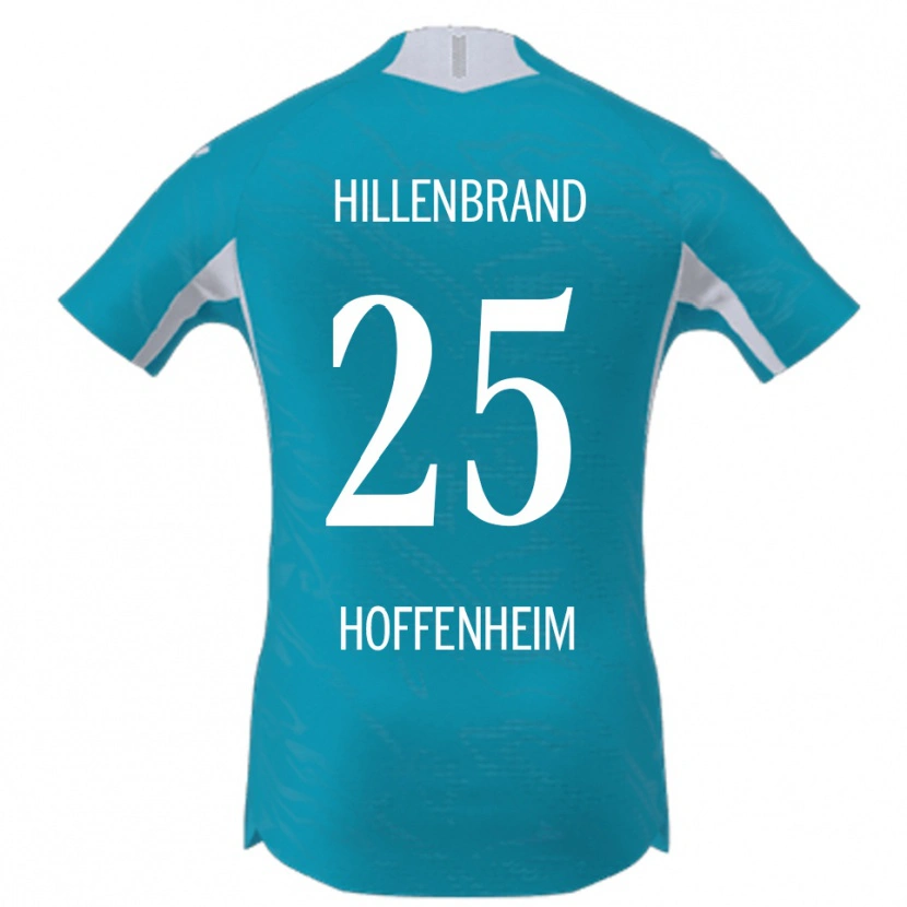Danxen Homem Camisola Jack Hillenbrand #25 Azul Celeste Alternativa 2025/26 Camisa